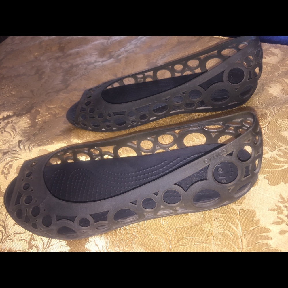 Jelly shoes by Crocs